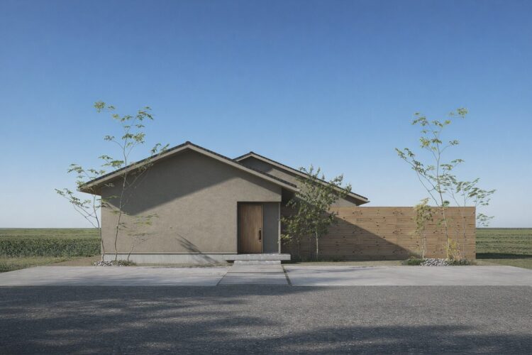 内にひらく平屋の住処 | 2026年9月完成予定